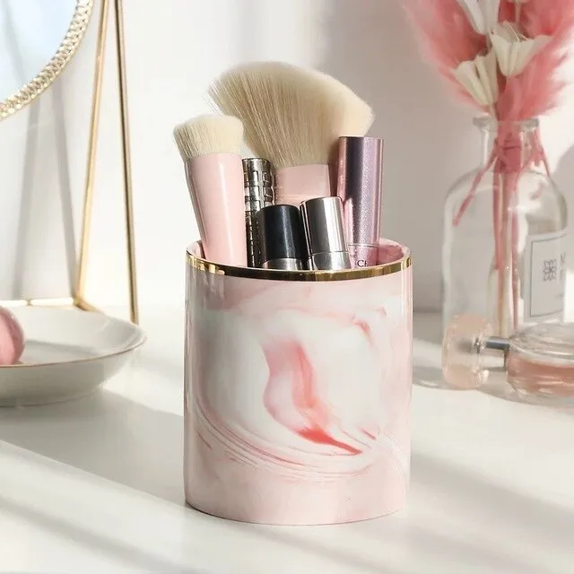 Nordic Marbled Makeup Brush Holder I SPAFAIR