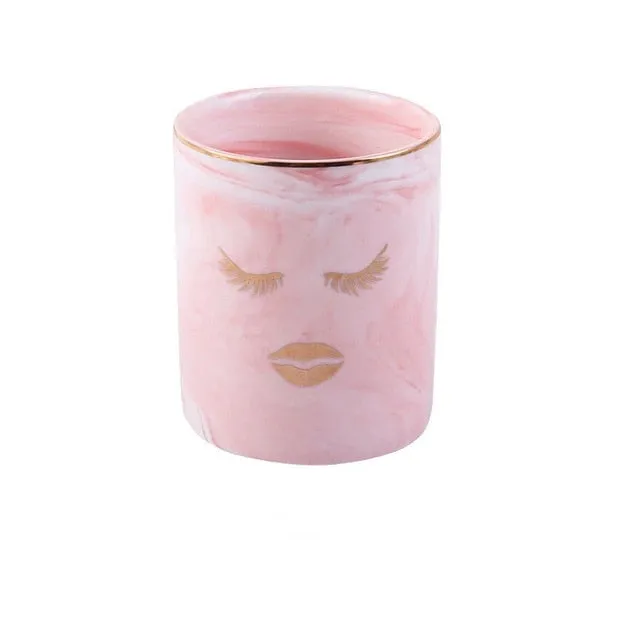Nordic Marbled Makeup Brush Holder I SPAFAIR