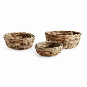 Normandy Low Bowls, Set Of 3