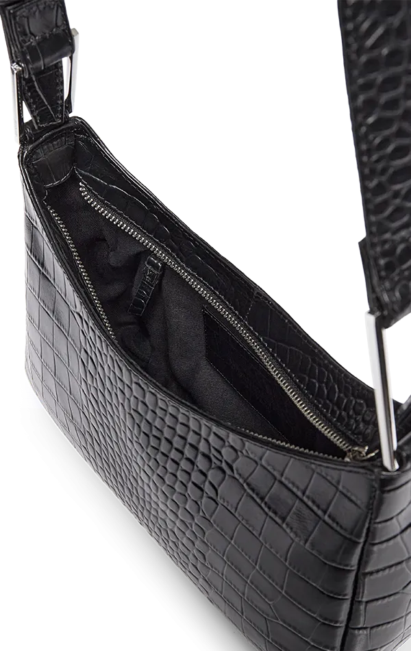 NuriaMBG Crossbody Bag, Croco