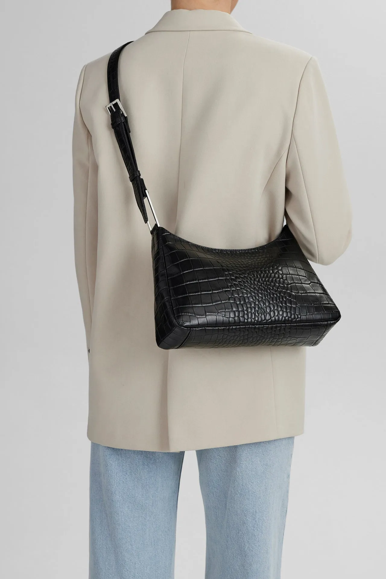 NuriaMBG Crossbody Bag, Croco