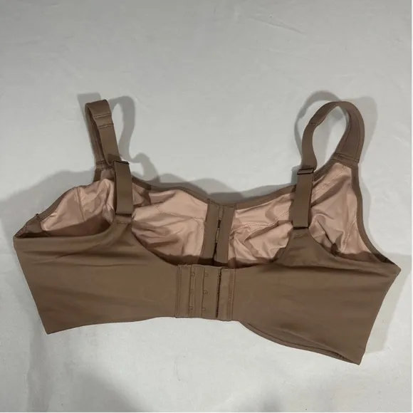 NWT $82‎ Spanx [ 36G ] Low Profile Illusion Lace Minimizer Bra Cafe Nude