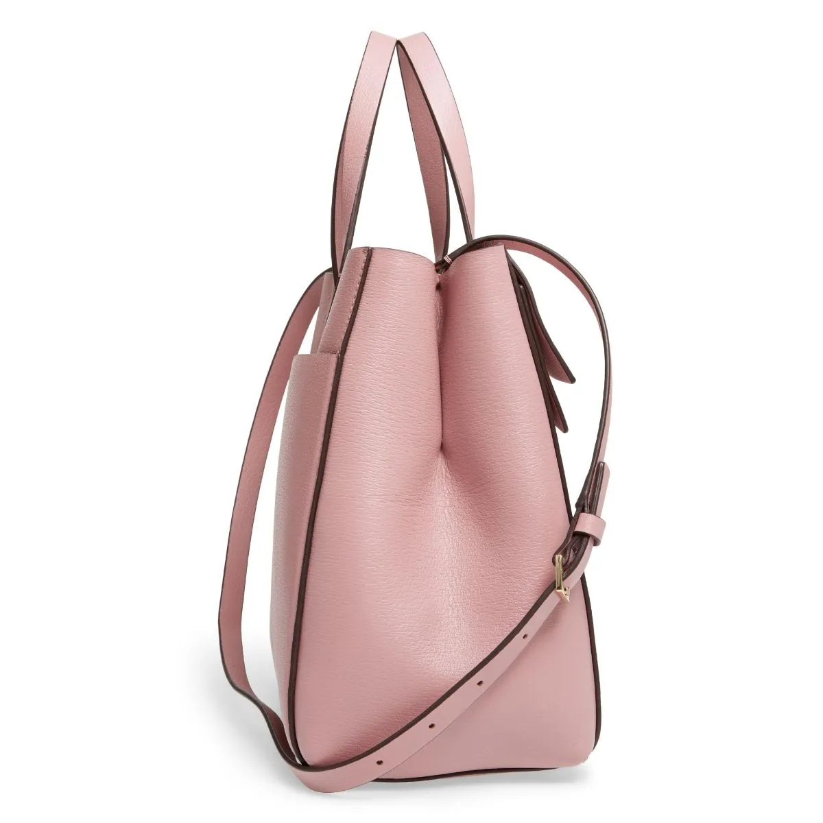 Olive Drive Brigette Bow Dust Peony Satchel Bag