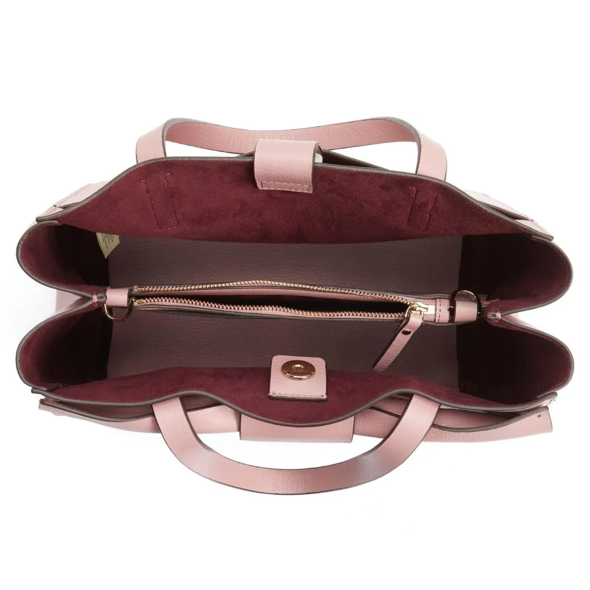 Olive Drive Brigette Bow Dust Peony Satchel Bag