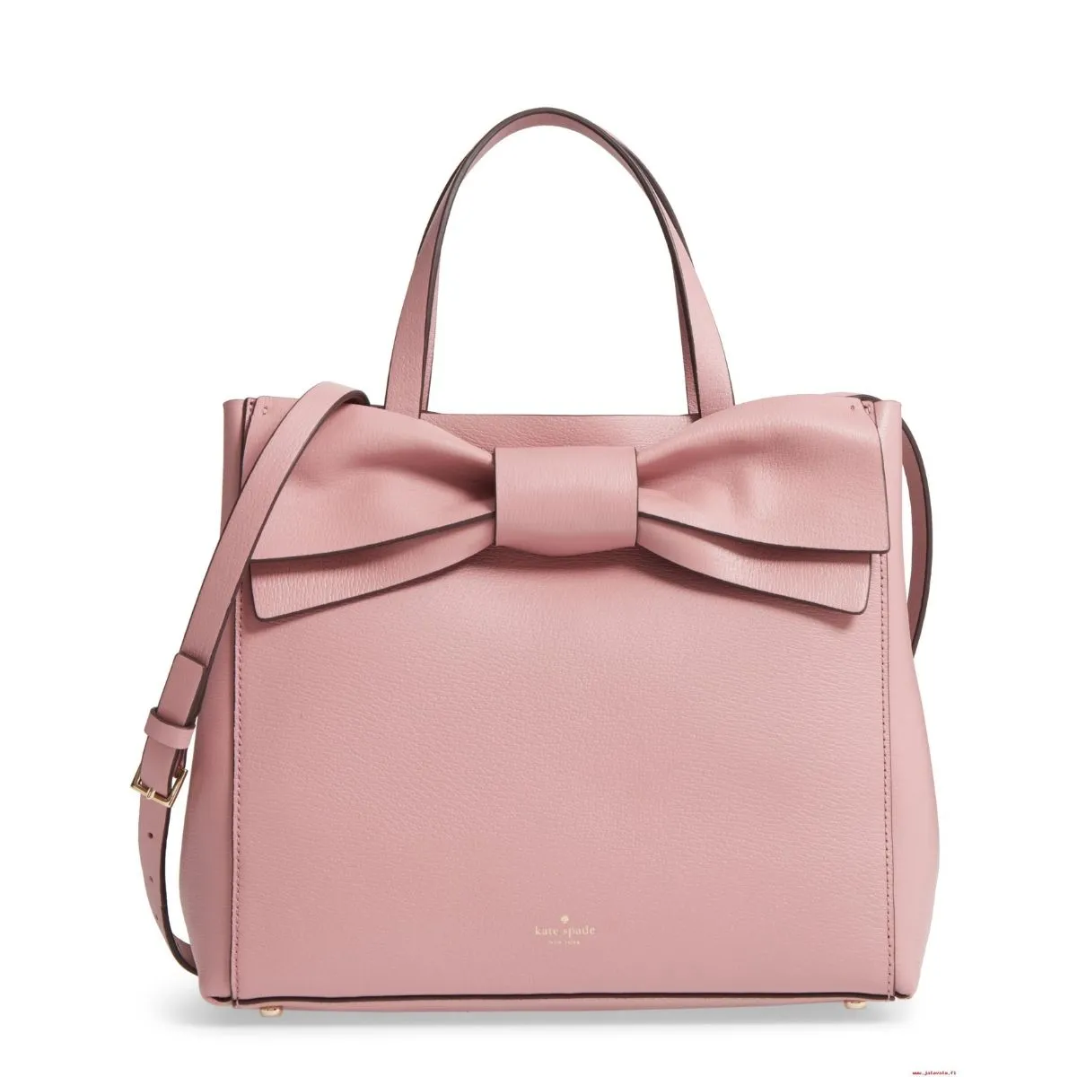 Olive Drive Brigette Bow Dust Peony Satchel Bag