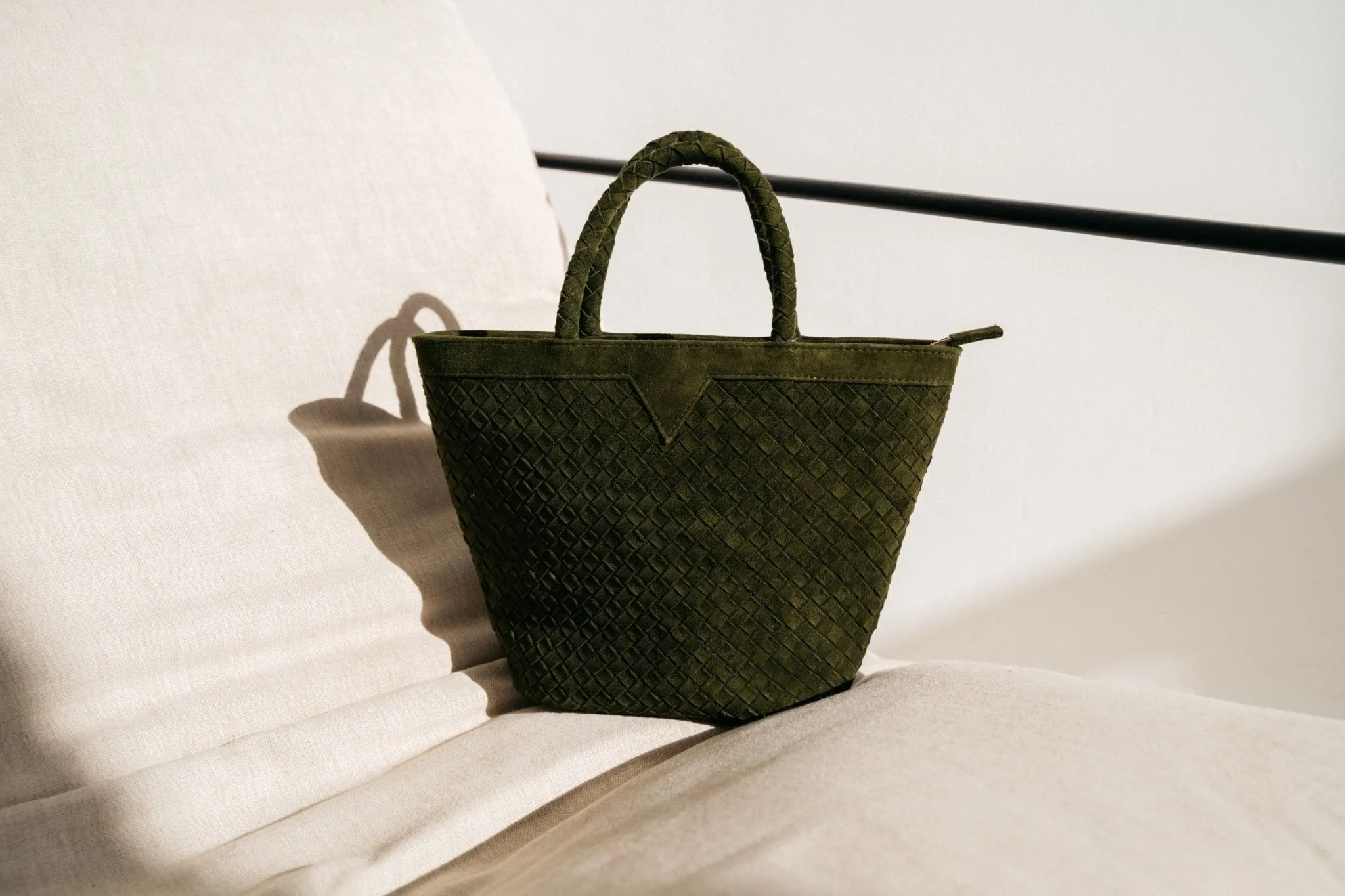 Olive Suede Bag