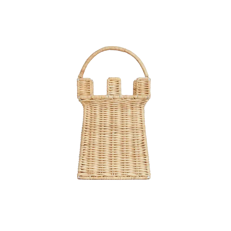 Olli Ella Rattan Castle Bag