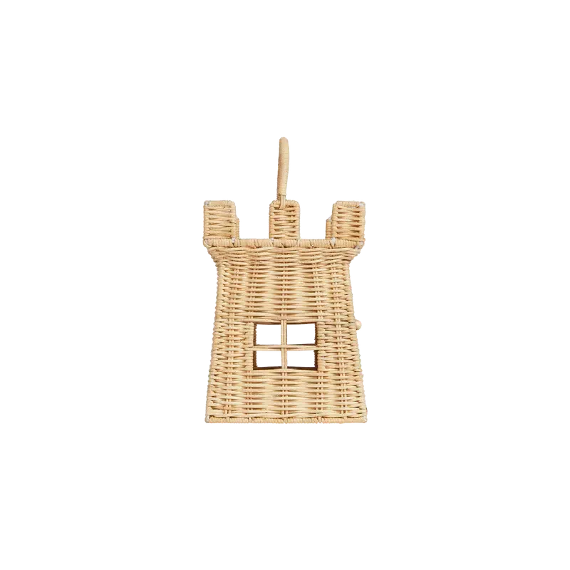 Olli Ella Rattan Castle Bag