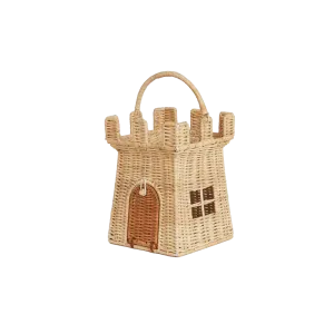 Olli Ella Rattan Castle Bag