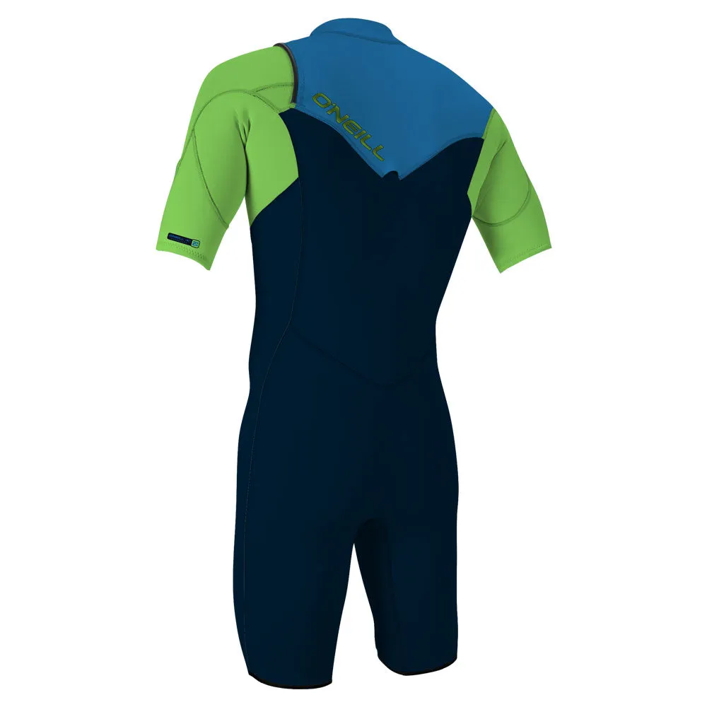 O'Neill Hammer 2mm Chest Zip Shortie - Abyss/Dayglo/Ocean