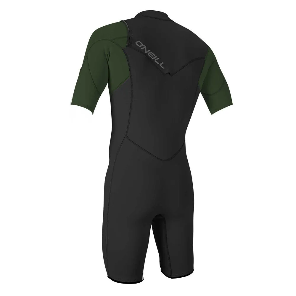 O'Neill Hammer 2mm Chest Zip Shortie  - Black/Dark Olive/Black