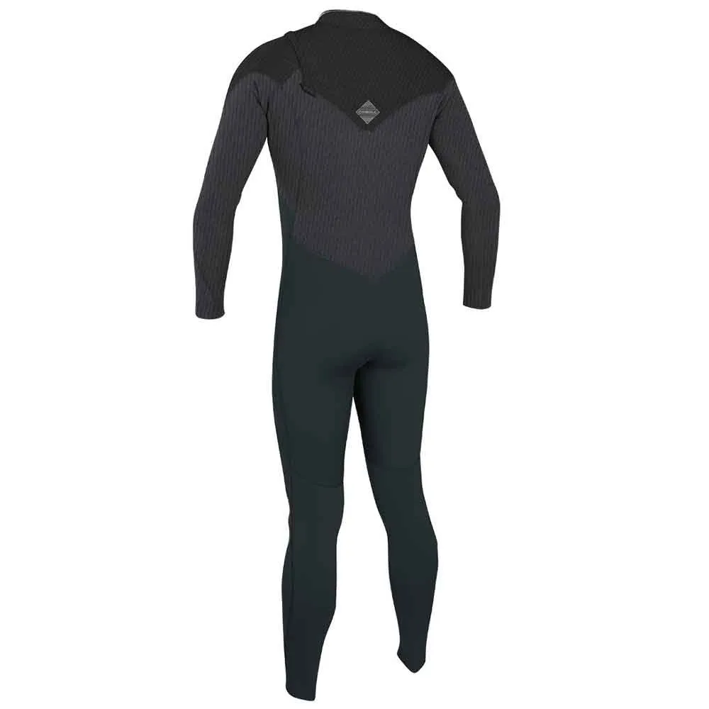 O'Neill Hyperfreak Comp 4/3mm  Zip Free Wetsuit - Gun Metal Black