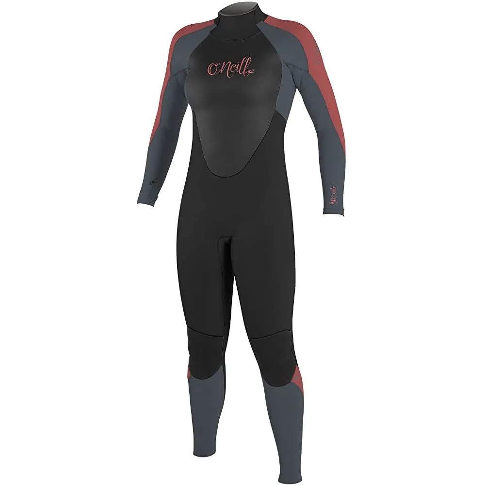 O'NEILL WMS EPIC 3/2 BACK ZIP BLACK/TEAROSE