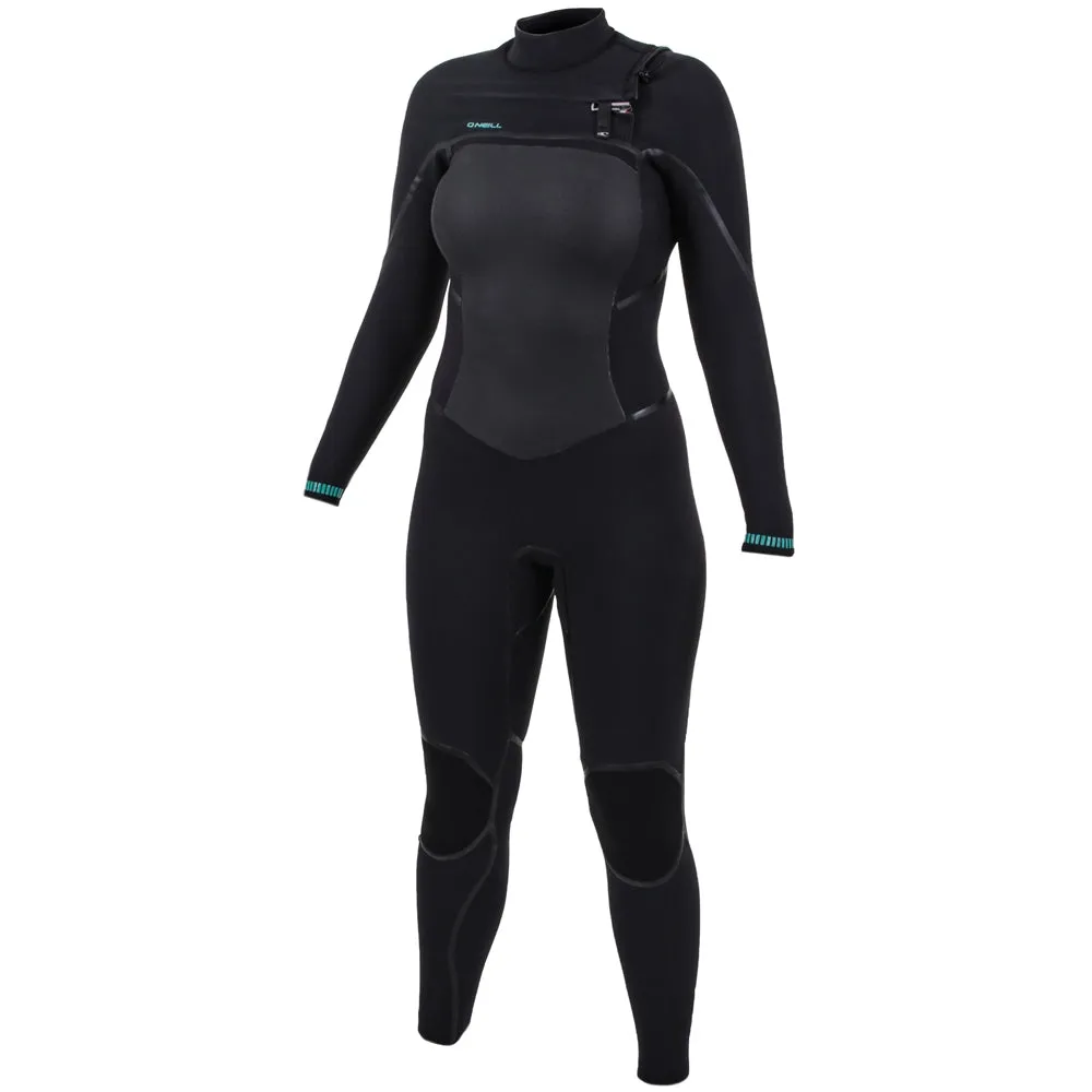 O'Neill Womens Psycho Tech 5/4mm CZ Winter Wetsuit - Black/Black