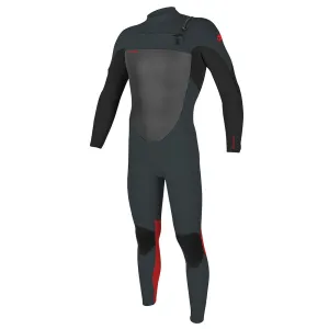 O'Neill Youth Epic 5/4 CZ Winter Wetsuit - Gunmetal/Black/Red