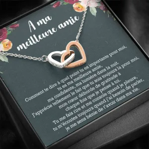 ONELOVE • Collier Meilleures Amies Double Cœur