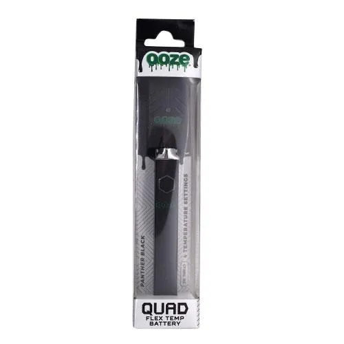 OOZE Quad 510 Thread 500 mAh Square Vape Pen Battery with USB Charger - Various Colors - (1 Count)