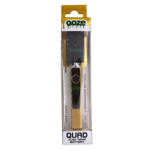 OOZE Quad 510 Thread 500 mAh Square Vape Pen Battery with USB Charger - Various Colors - (1 Count)