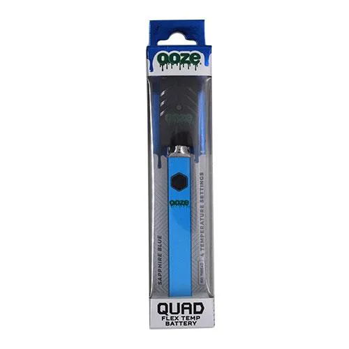 OOZE Quad 510 Thread 500 mAh Square Vape Pen Battery with USB Charger - Various Colors - (1 Count)