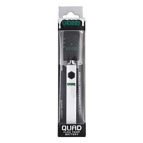 OOZE Quad 510 Thread 500 mAh Square Vape Pen Battery with USB Charger - Various Colors - (1 Count)