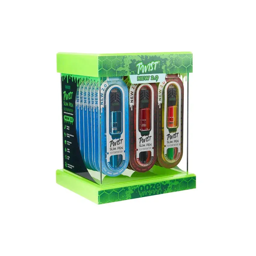 OOZE Twist Slim Pen 2.0 - 2 Color Combos - (24 Count Display)