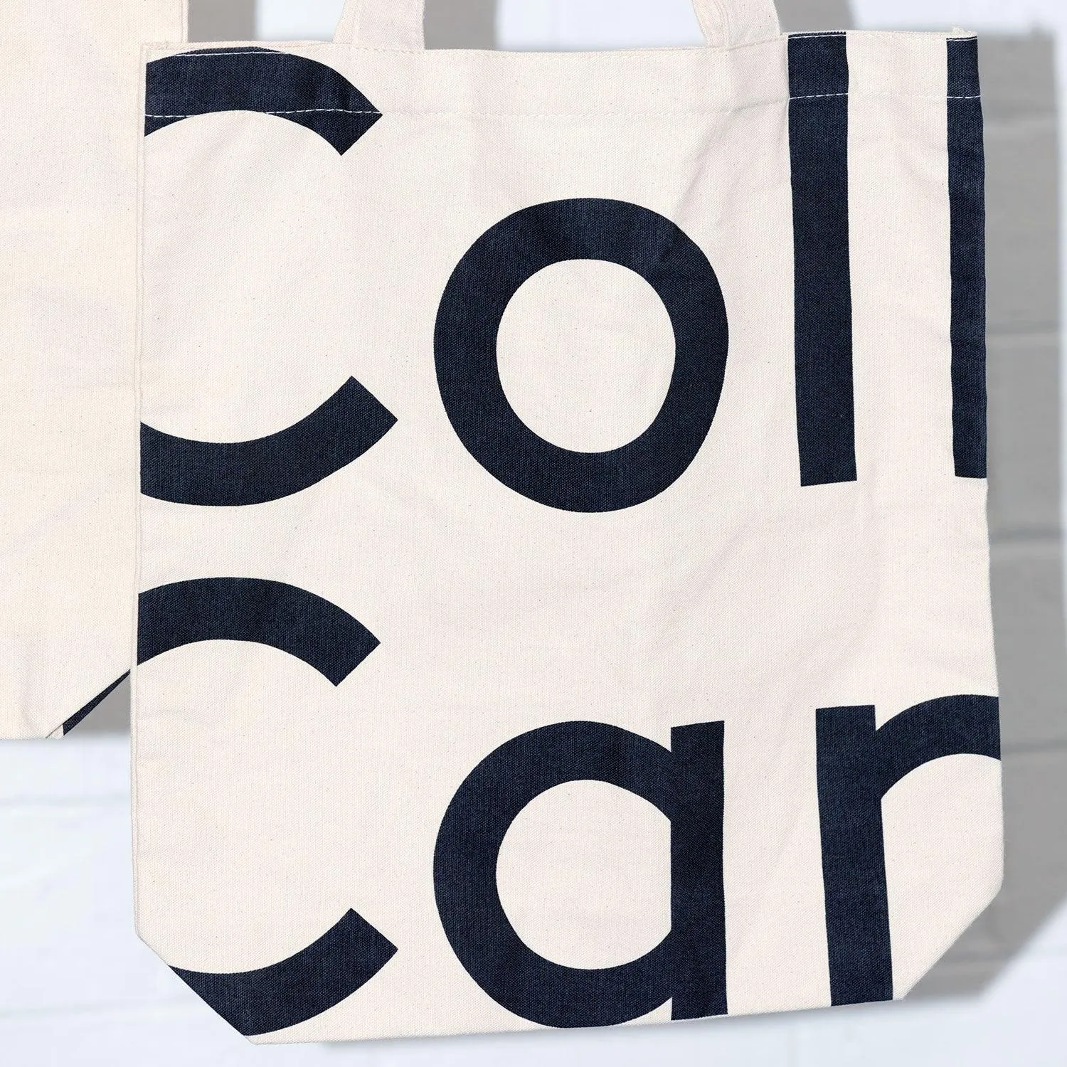 Organic Cotton 'Big Logo' Tote Bag