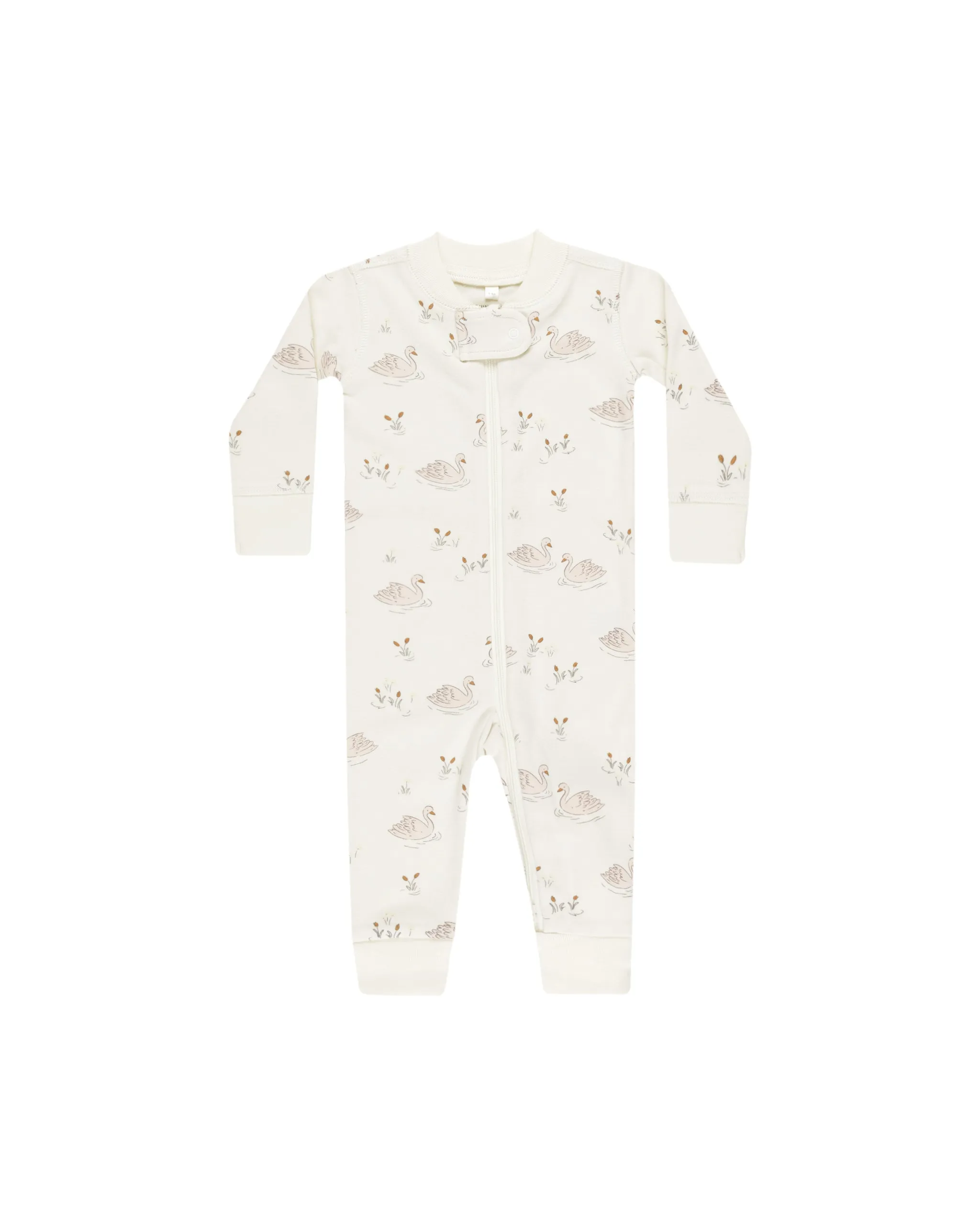 ORGANIC Zip Longsleeve Sleeper || Swans
