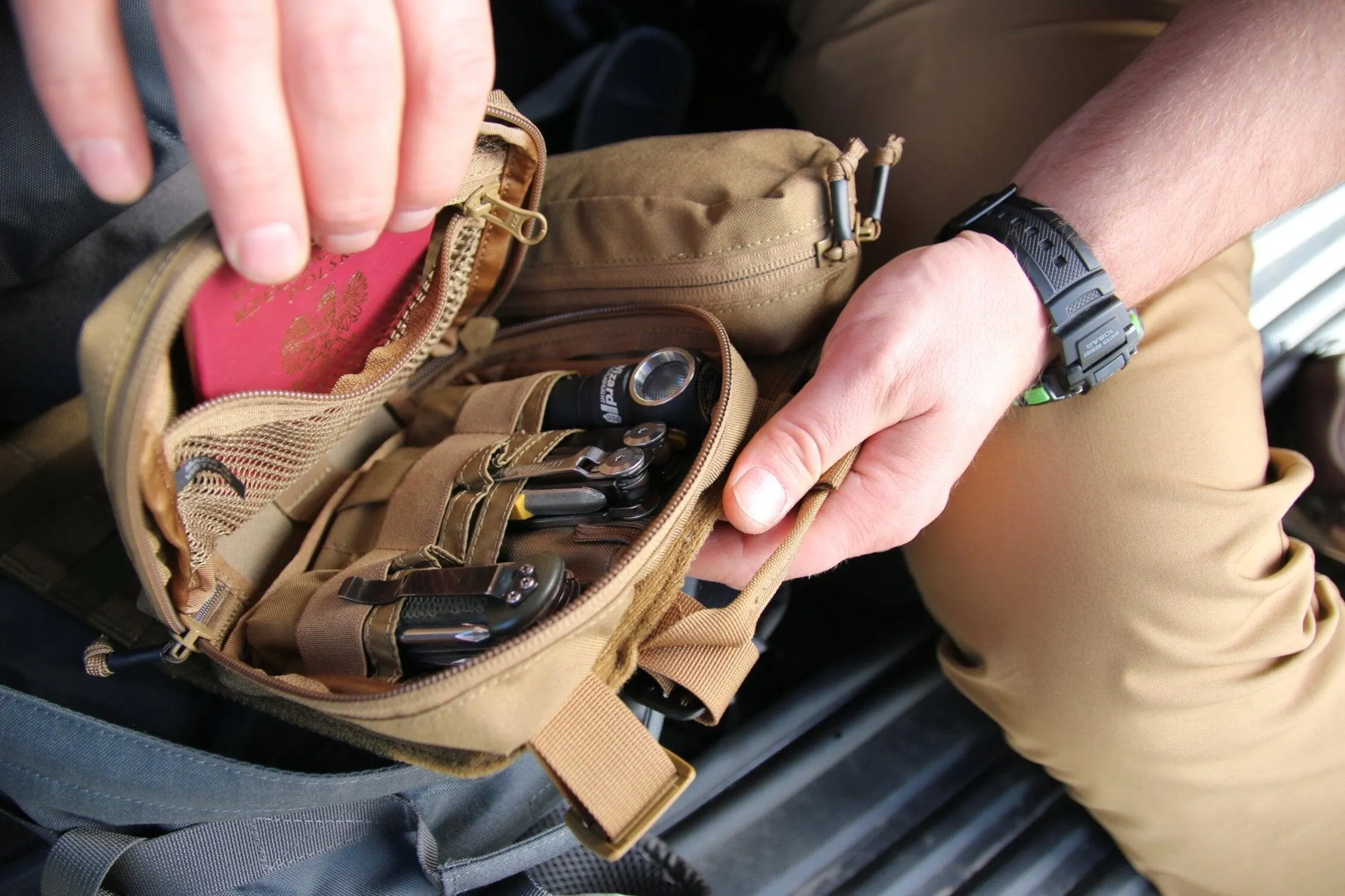 Organizer Insert Medium - Olive Green