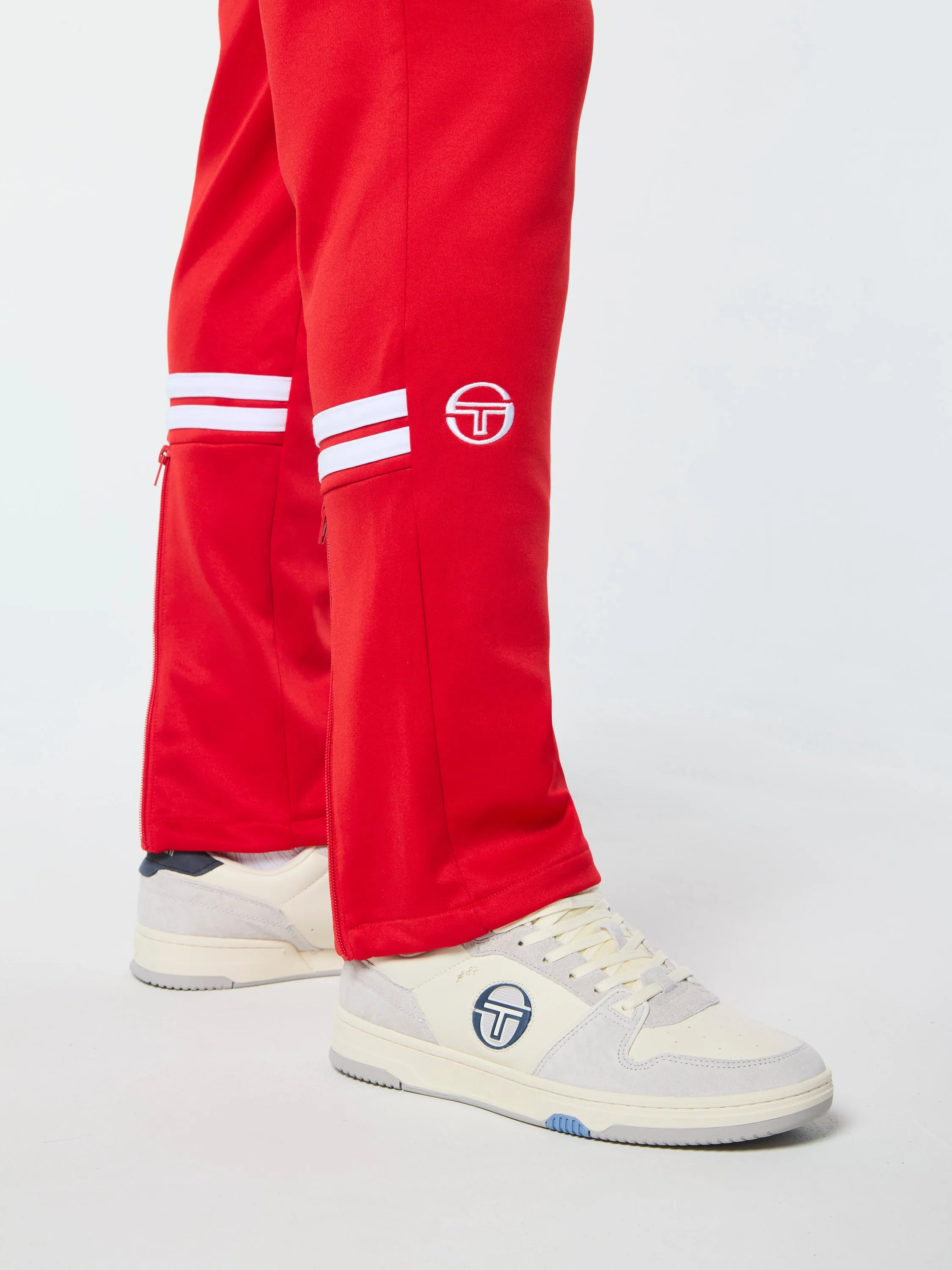 Orion Track Pant- Adrenaline Rush/ White