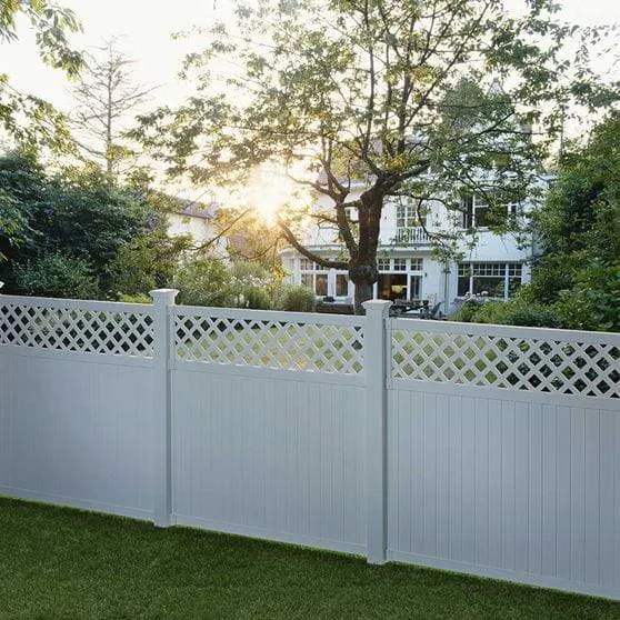 OUTDOOR ESSENTIALS 6 X 6 OLYMPIA LATTICE TOP FENCE PANEL