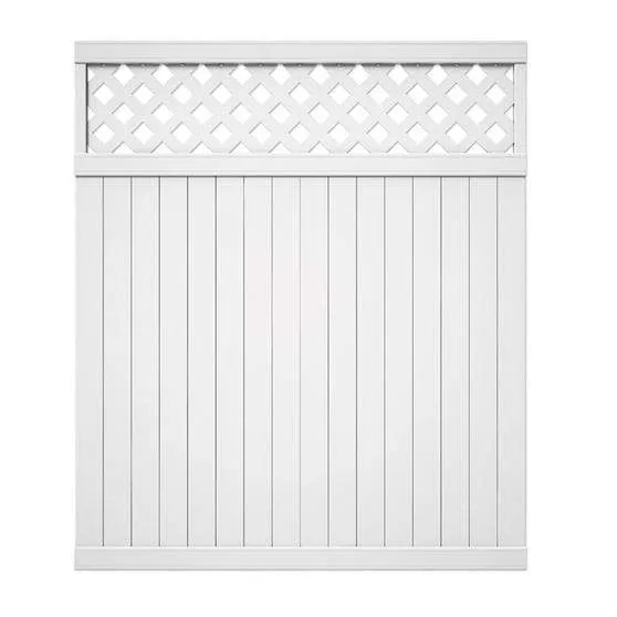 OUTDOOR ESSENTIALS 6 X 6 OLYMPIA LATTICE TOP FENCE PANEL