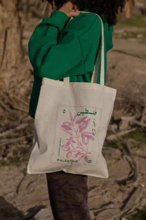 PALESTINE STAMP TOTE BAG