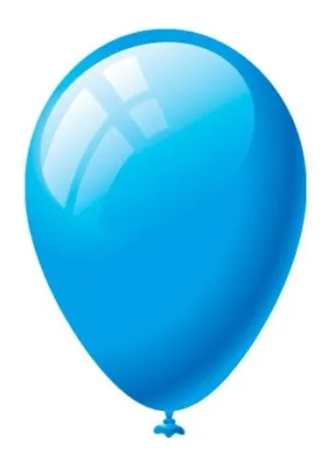 Palloncini Medi Celeste 28 cm - 16 pezzi