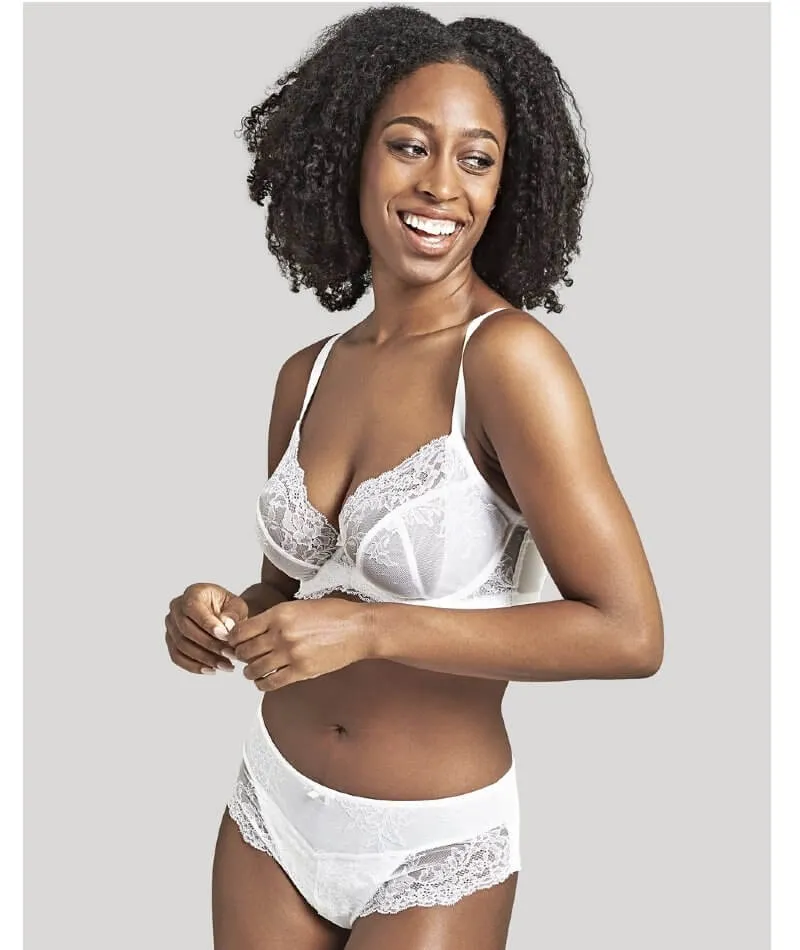 Panache Ana Underwired Plunge Bra - White