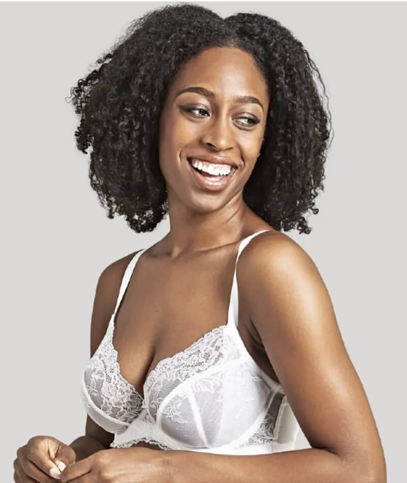 Panache Ana Underwired Plunge Bra - White