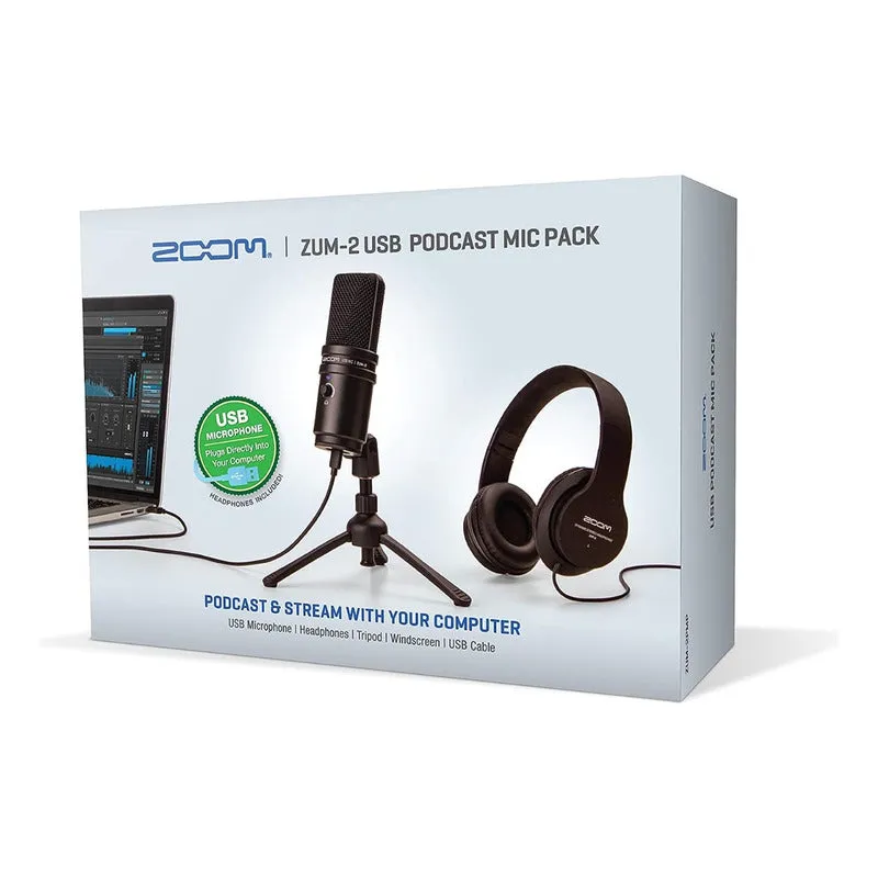 Paquete De Microfono Para Podcast Zoom Zdm-2
