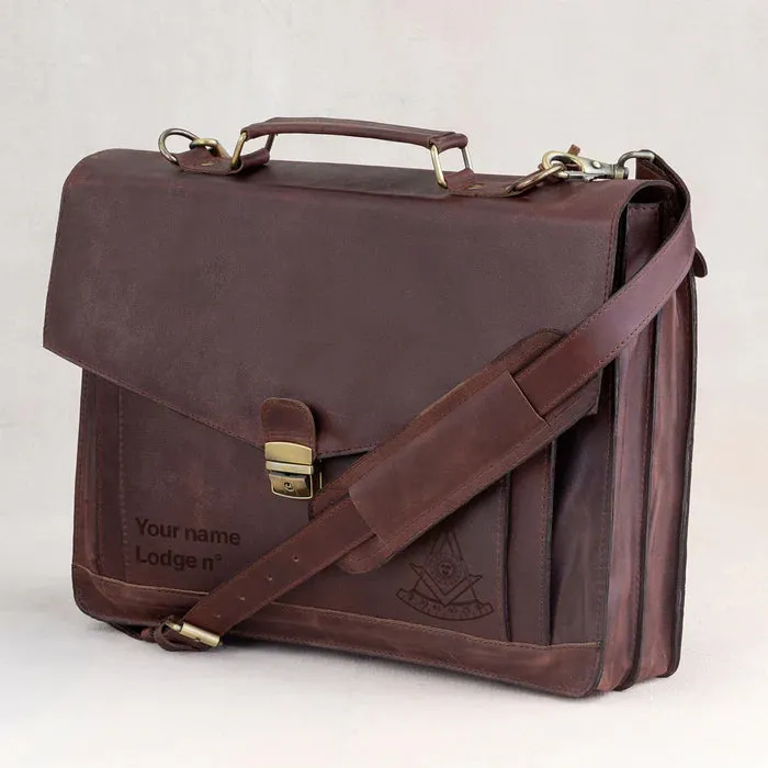 Past Master Blue Lodge Briefcase - Various Sizes