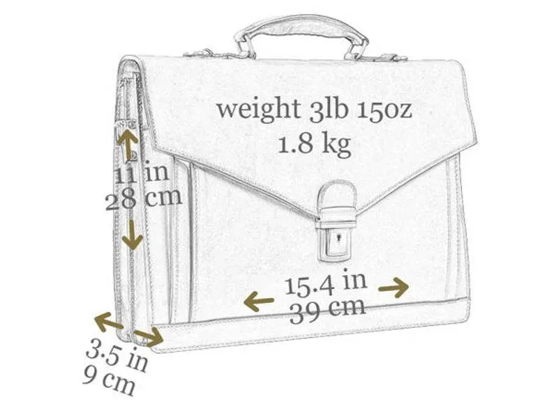 Past Master Blue Lodge Briefcase - Various Sizes