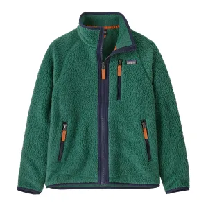 Patagonia Kids' Retro Pile Fleece Jacket Conifer Green