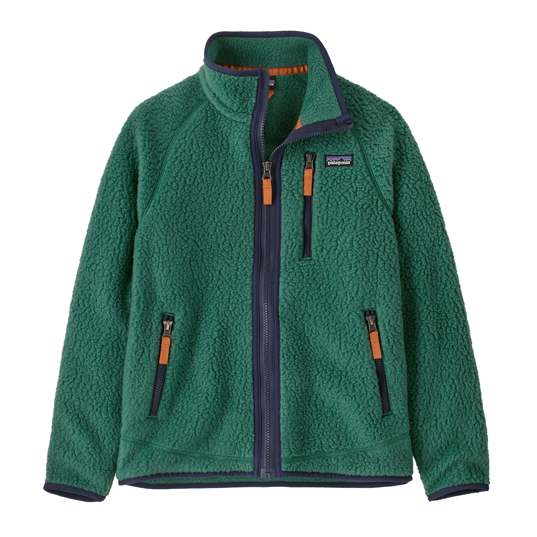 Patagonia Kids' Retro Pile Fleece Jacket Conifer Green