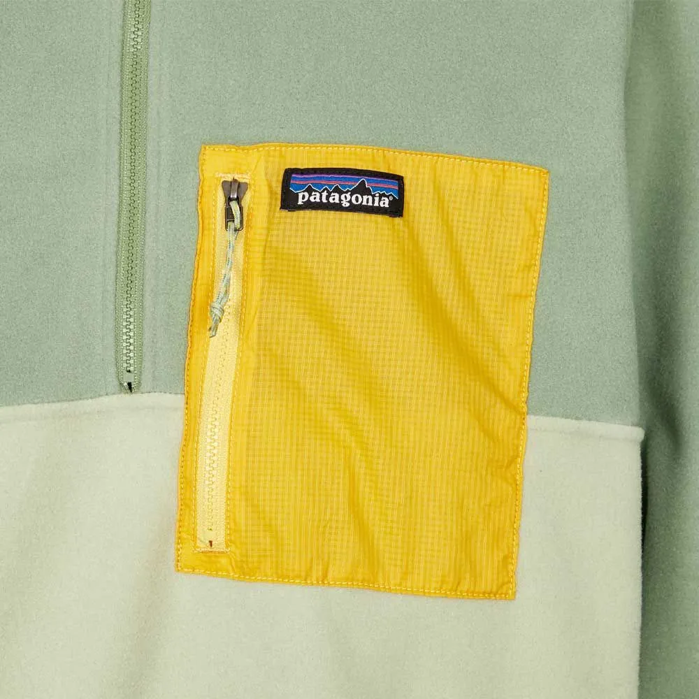 Patagonia Microdini 1/2 Zip Pullover - Salvia Green