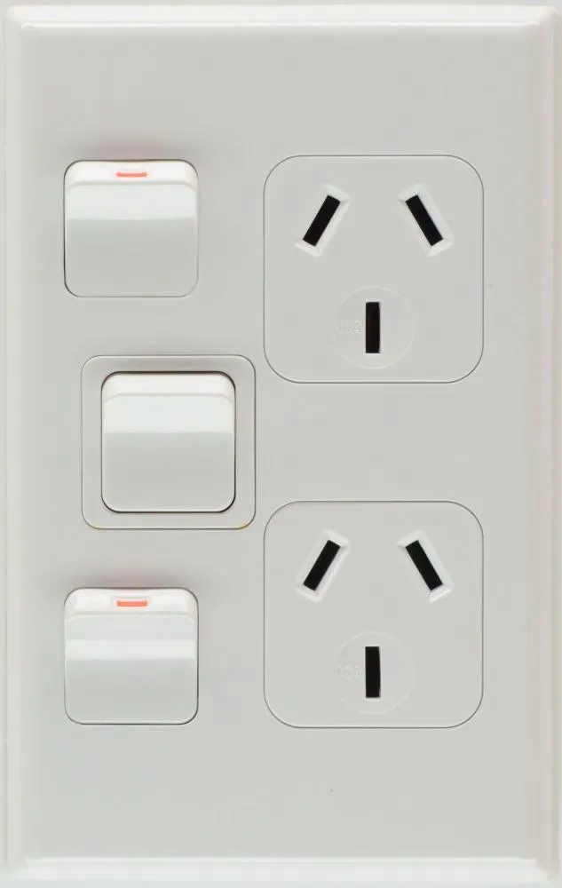 PDL 692X Double Vertical Power Point   Switch