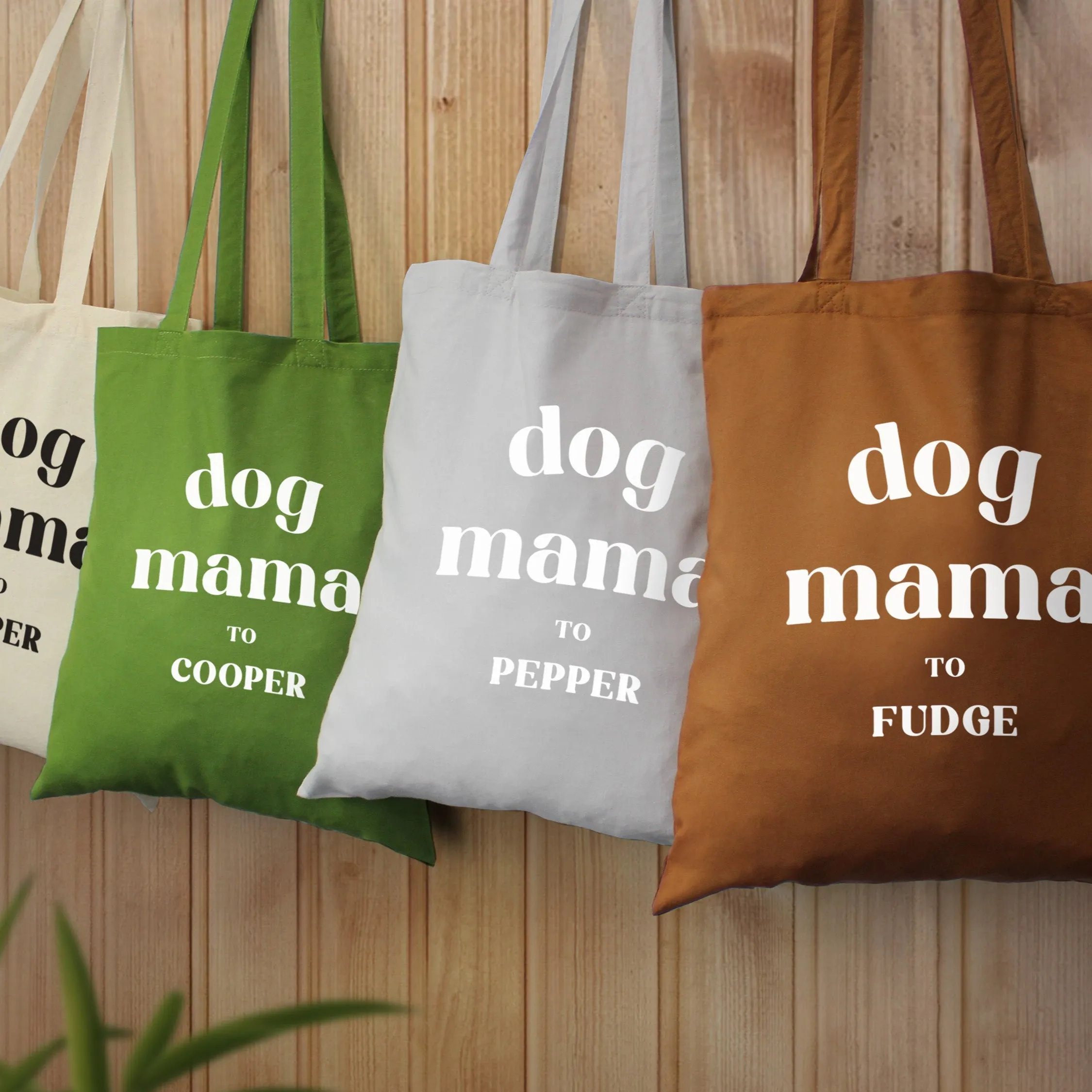 Personalised Dog Mama Tote Bag