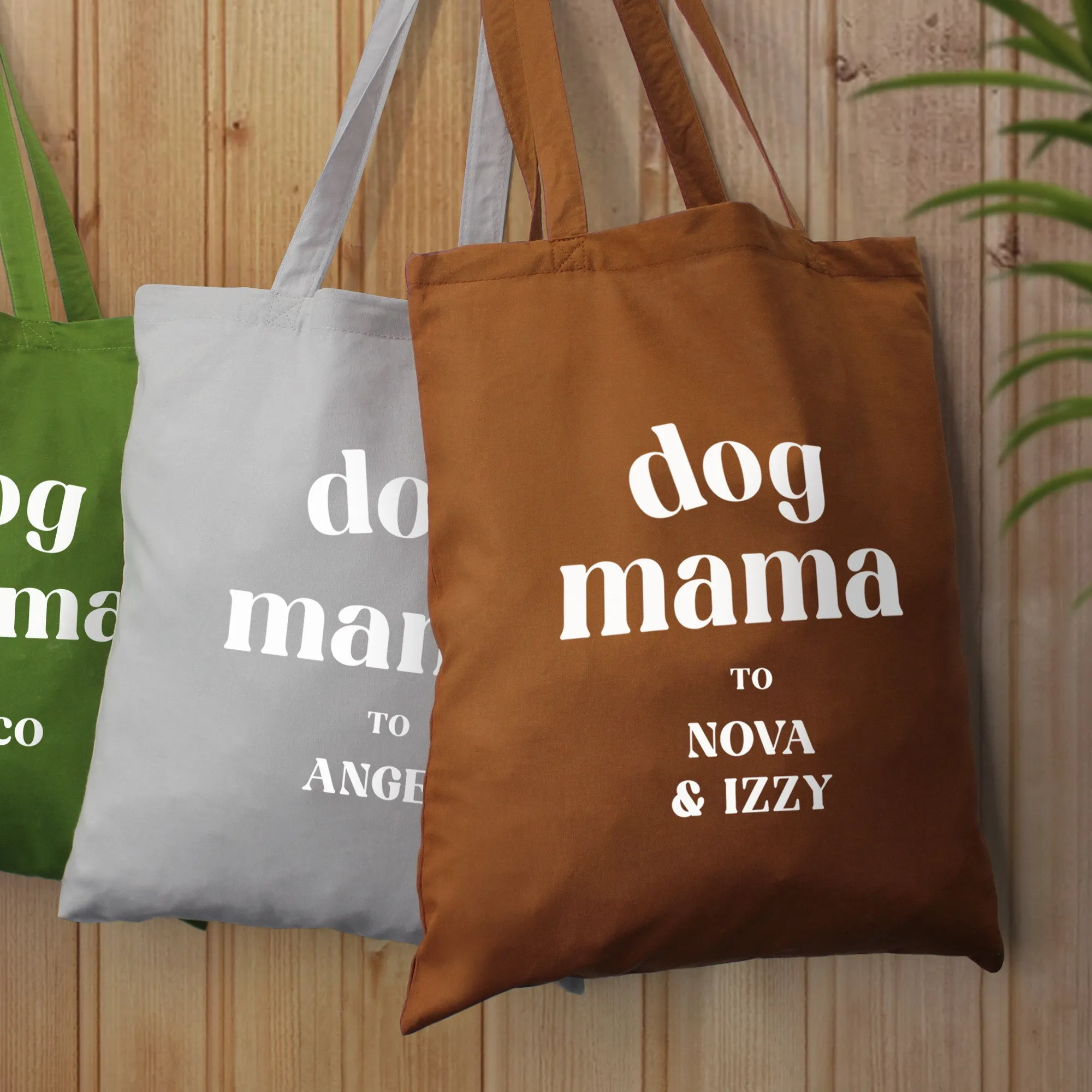 Personalised Dog Mama Tote Bag