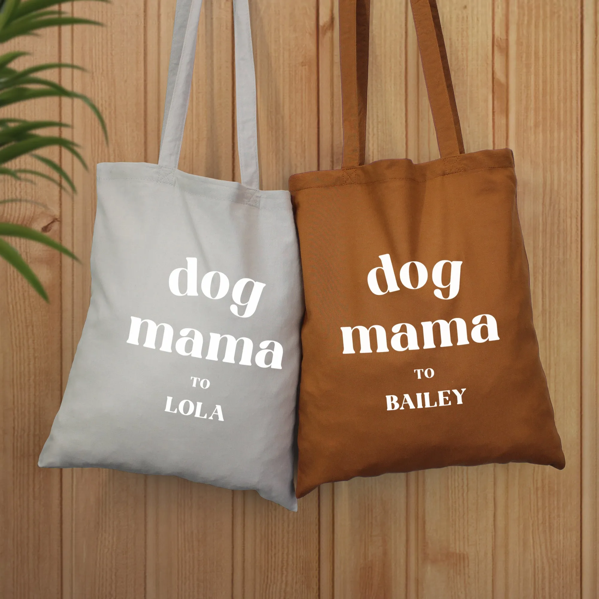 Personalised Dog Mama Tote Bag