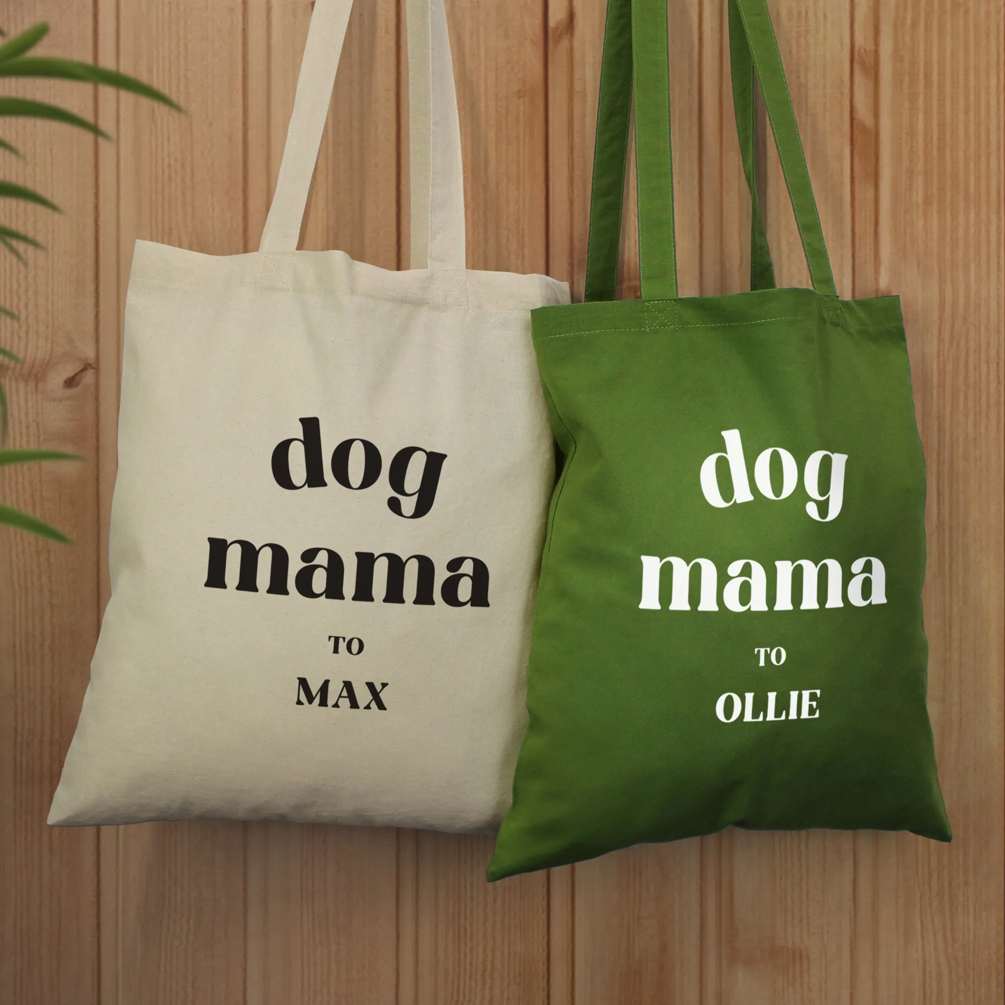 Personalised Dog Mama Tote Bag