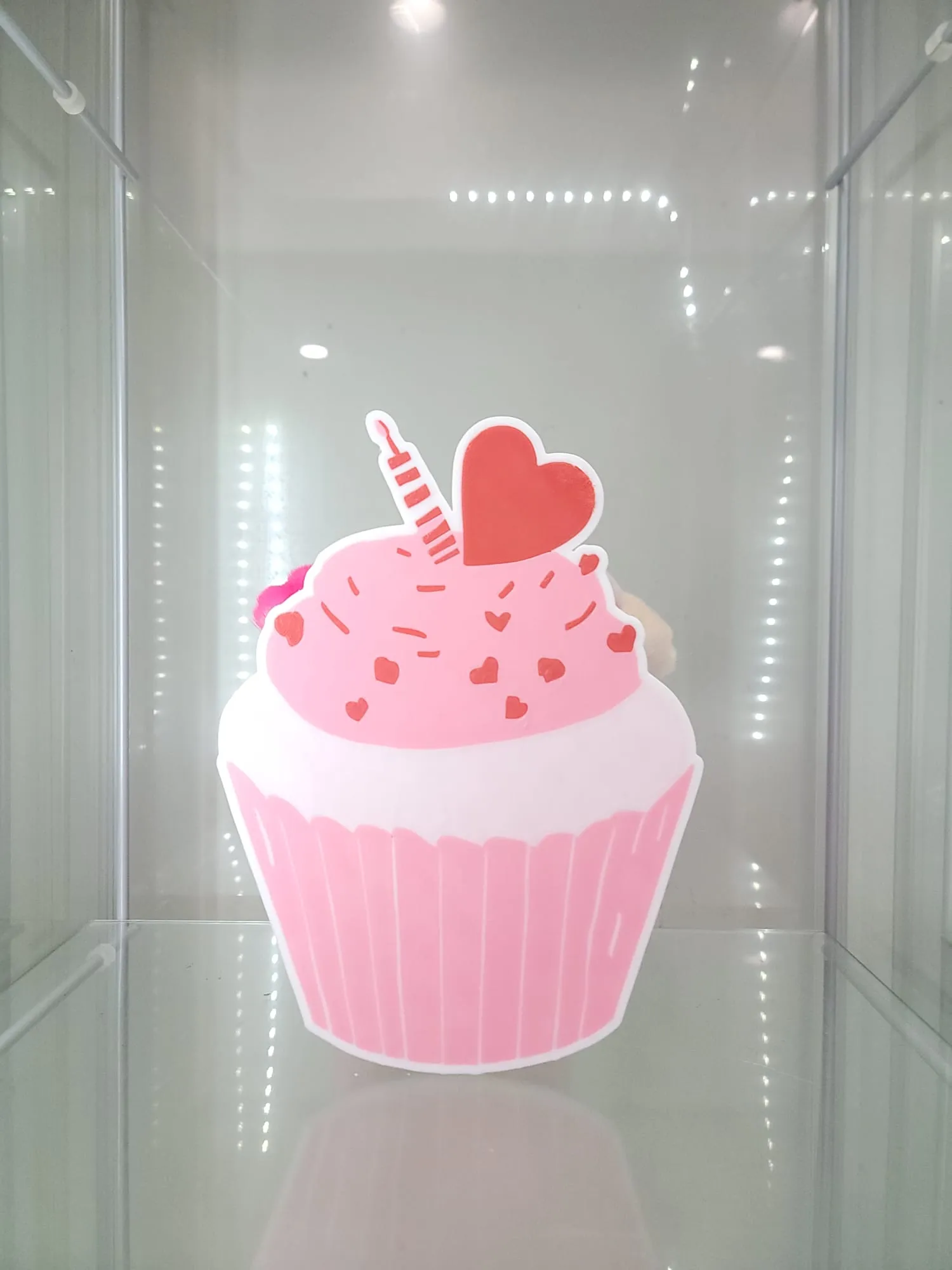 Pink Cupcake Vanity & Home Decor Makeup Organizer Brush Holder