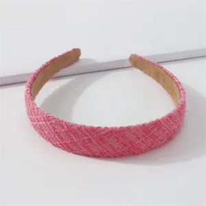 Pink Lattice Hard Headband