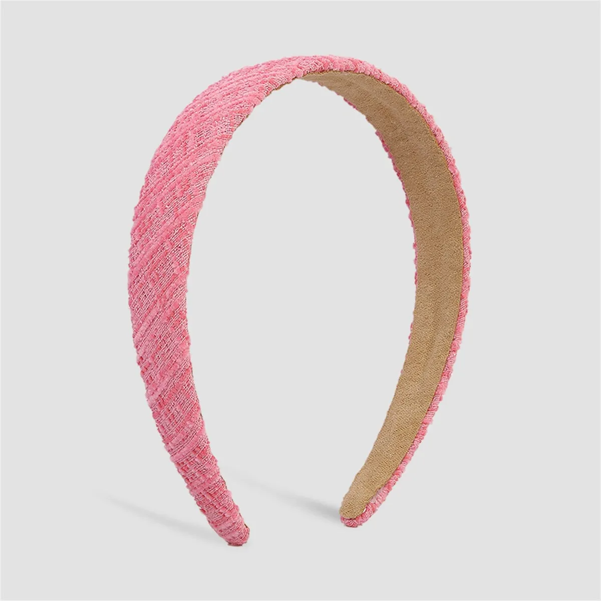 Pink Lattice Hard Headband