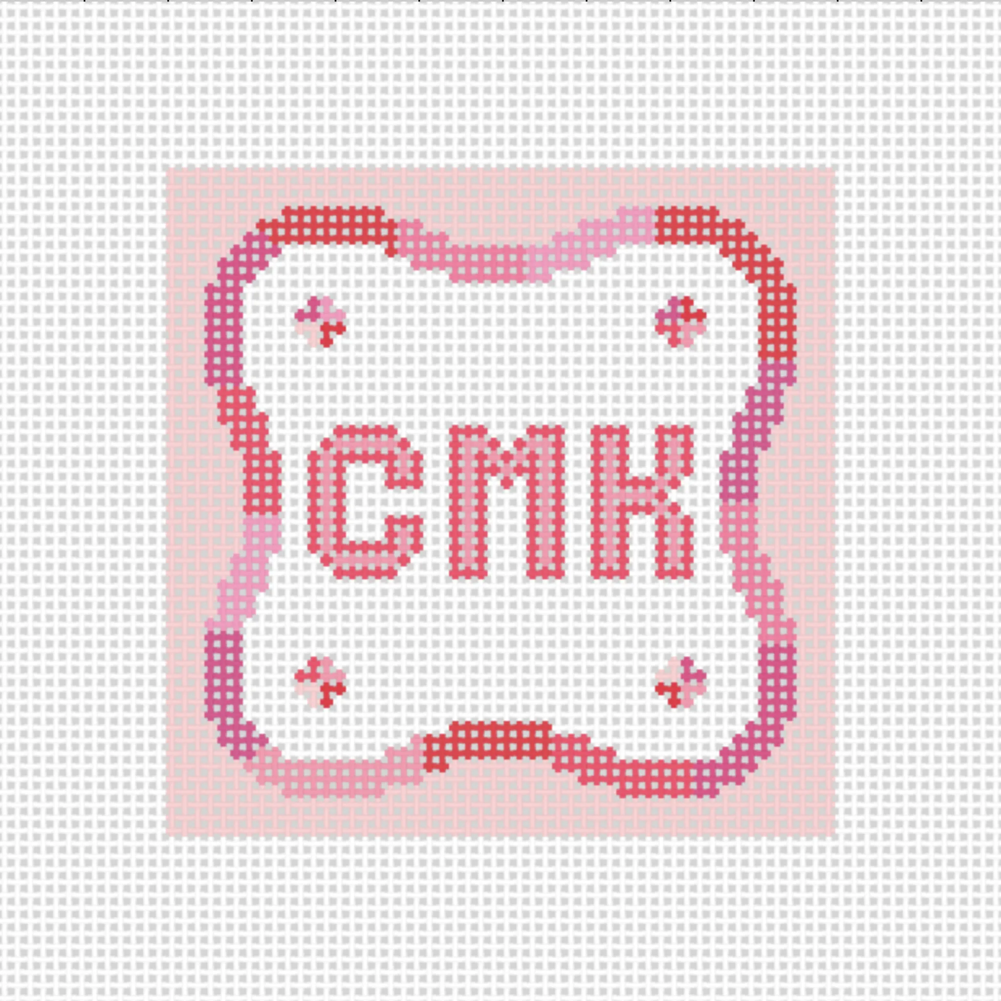 Pink Squiggle Coasters
